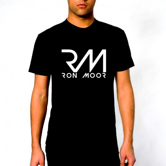 Male Black Ron Moor Tee-Shirt